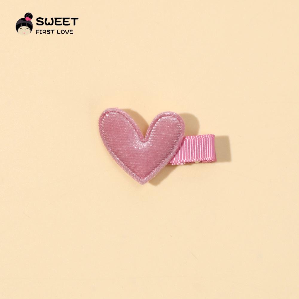 

Velvet Heart Hair Clip for Girls - Cute and Simple Hair Accessory