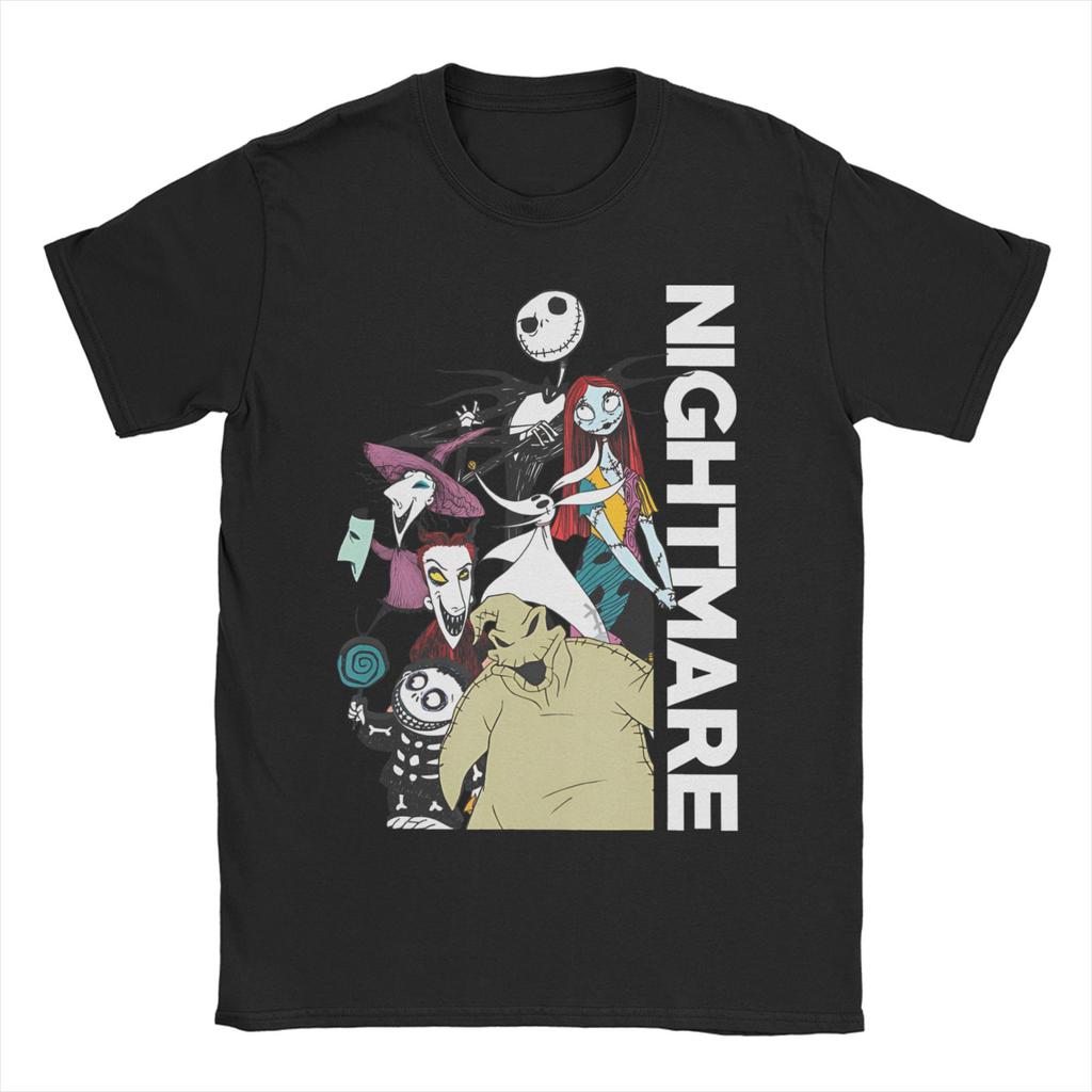 Das Nightmare Before Christmas T-Shirt für Männer Frauen Mode T-Shirts 100% Baumwollkleidung