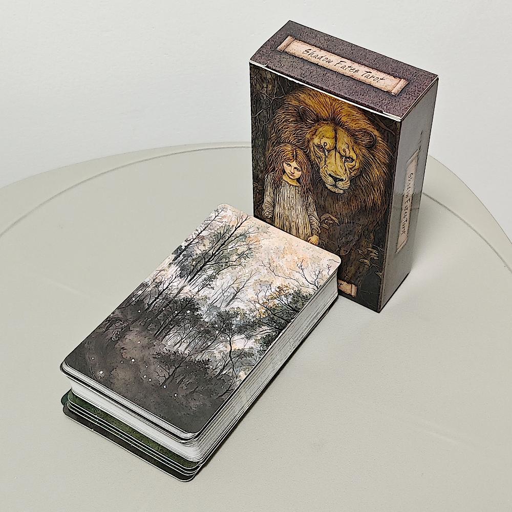 10.3*6cm Shadow Fates Tarot Deck, 78 Pcs Dark Cards Steeped In Folklore, Myth, and The Wisdom of Shadow - Russian Language