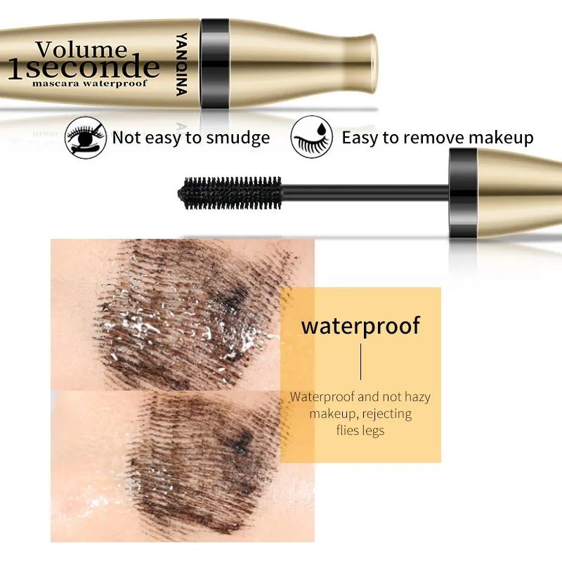 4D Fiber Mascara Long Black Lash Eyelash Extension Waterproof Eye Makeup Extension Eyelash 4D Silk Fiber Lash Mascara Rimel