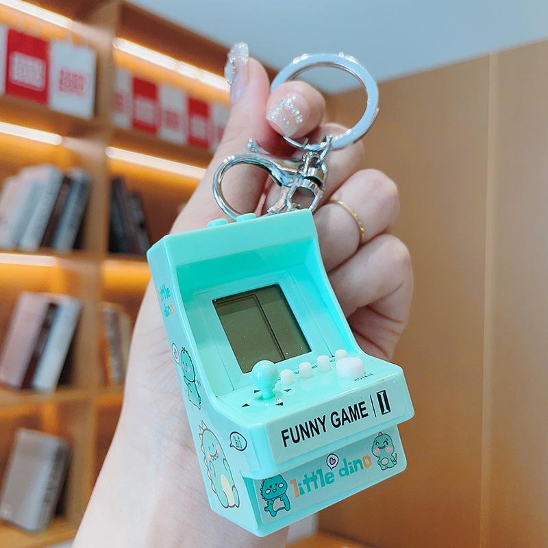 Custom Arcade Joystick Keychain: Tetris Game Decompression Pendant, Ideal Small Gift