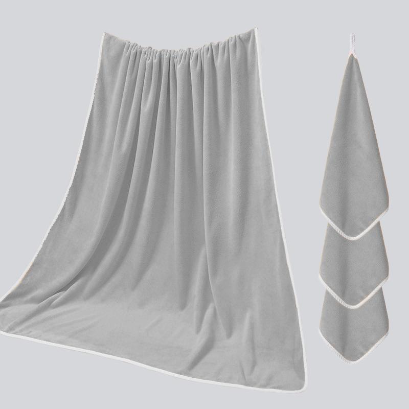 

Набор из 4 банных полотенец, быстросохнущий и дышащий, идеальный выбор для отелей и спа-центров, идеальный подарок для вечеринки (в нескольких цветах)