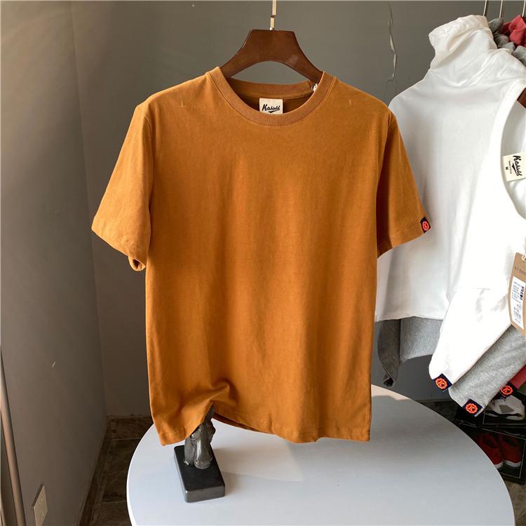 HK Fashion: 2020 Trendy Korean Men's T-Shirt In Vibrant Summer Colors, Made from Premium Xinjiang Cotton