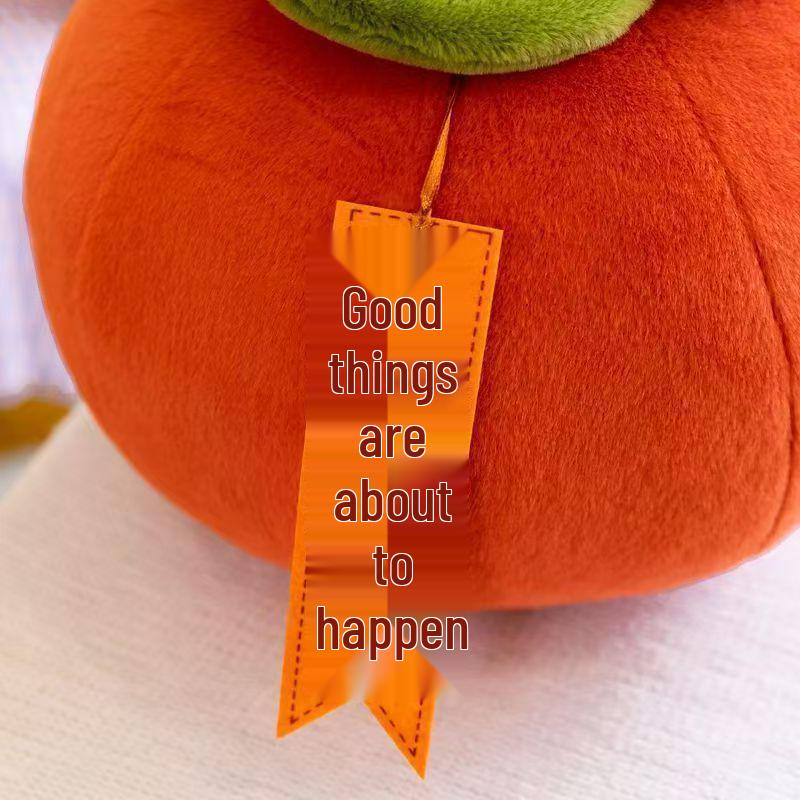 Good Things Happen Plush Cushion Backrest & Home Decor - Lettuce Persimmon