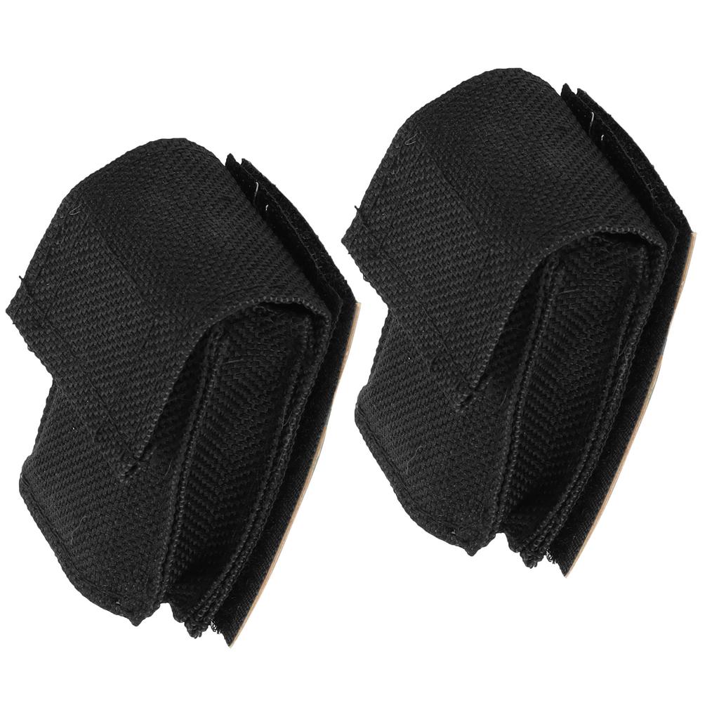 2Pcs Bass Battery Case 9V Guitar Pickup Nylon Holder Bag Cover Set Kit Accessory