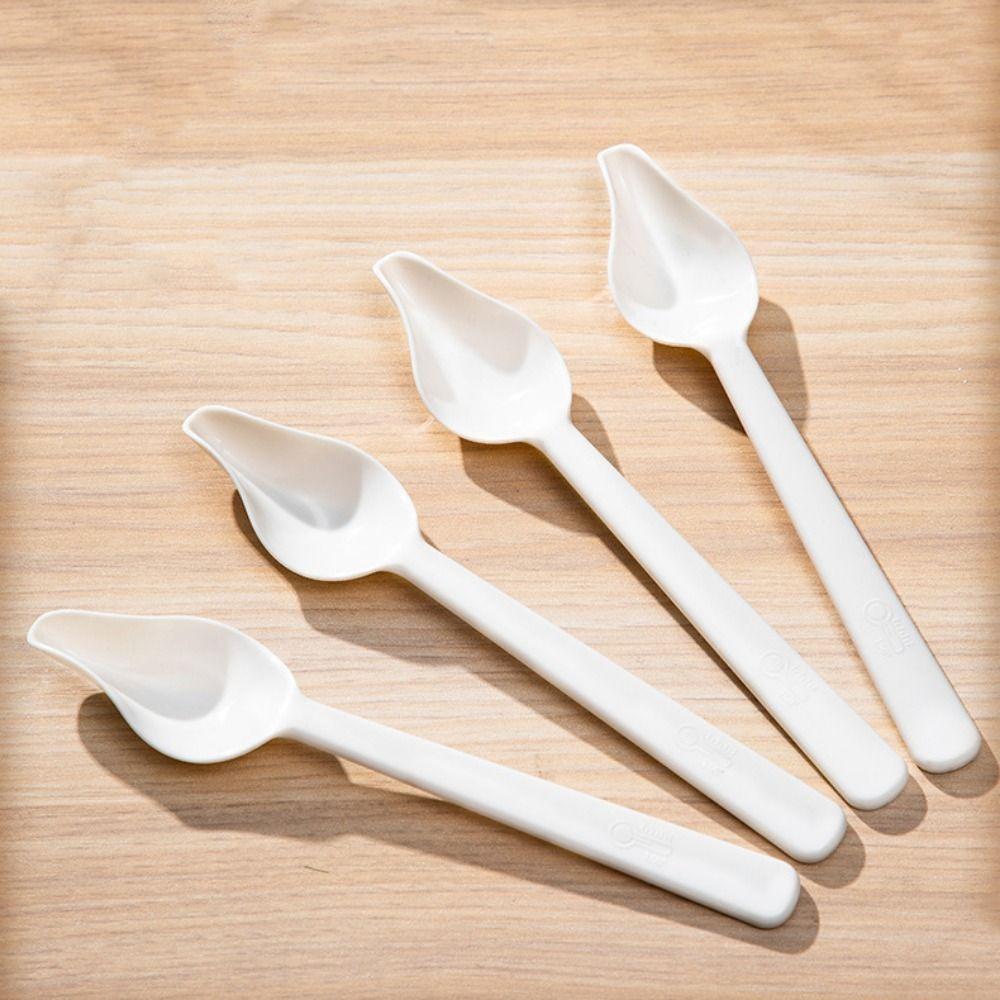 Long Handle Bird Milk Powder Feeder Heat-resisting Bird Food Water Spoon  for Feeding