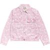 Stussy SS26 Denim Trucker Jacket All Over Print Comfortable Fashionable Denim Jacket Unisex Jackets 115988