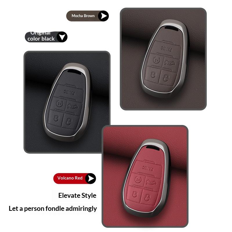 Car Remote Key Case Cover Shell Protector Keyless For Alfa Romeo Giulia 2015 +Stelvio 2016+ Spider Etcetera Car Key Bag Keychain wnp522