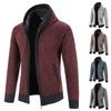 Men's Trendy Autumn/Winter Hooded Wool Cardigan Sweater