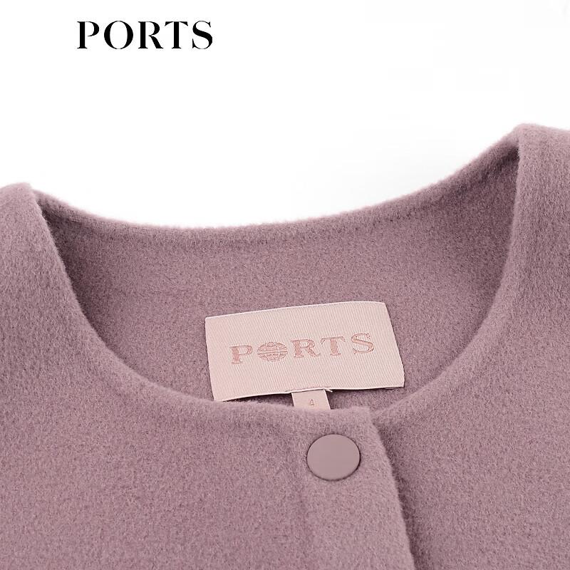 PORTS Women's Elegant Wool Cashmere Short Coat