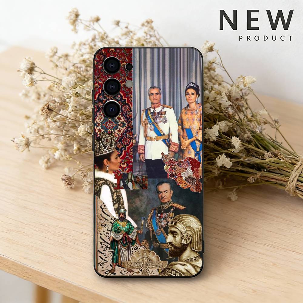 

Mohammad Reza Pahlavi phone Case For Samsung S26,25,24,21,22,23,30,20,Ultra,Plus,Fe,Lite Black Soft Cover Samsung S20plus5G