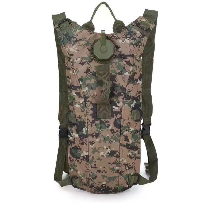 3L Hydration Bladder Backpack Hiking Cycling Travel Outdoor Tactical Use Lightweight Expandable Nylon Daypack