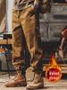 Jay Leno Men's Retro Overalls: American Heavyweight Loose Cuffed Casual Pants for Autumn.