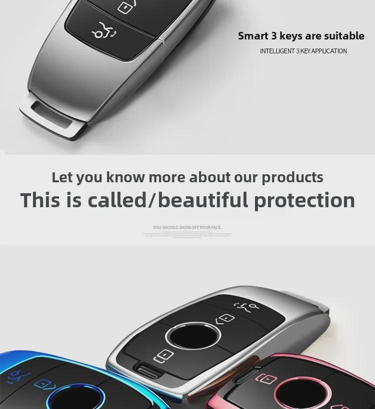 Mercedes-Benz E-Class, C-Class, S-Class TPU Key Cover Shell