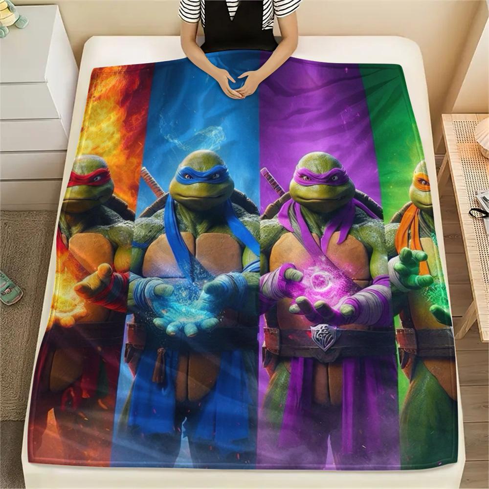 Teenage Mutant Ninja Turtles Elemental Power Blanket Blanket Home Decor Air Conditioning Blanket Office Rest Blanket Nap Blanket