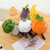 Creative Eggplant Doll Red Umbrella Umbrella Mushroom Doll Cute Vegetable Fruit Shape Plush Toy Boutique Doll
