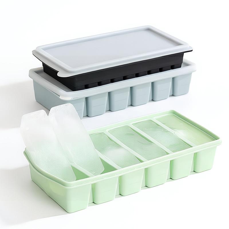 Food Grade Silicone Ice Tray 4/6 Grid Large Cubes Perfect for Summer Parties