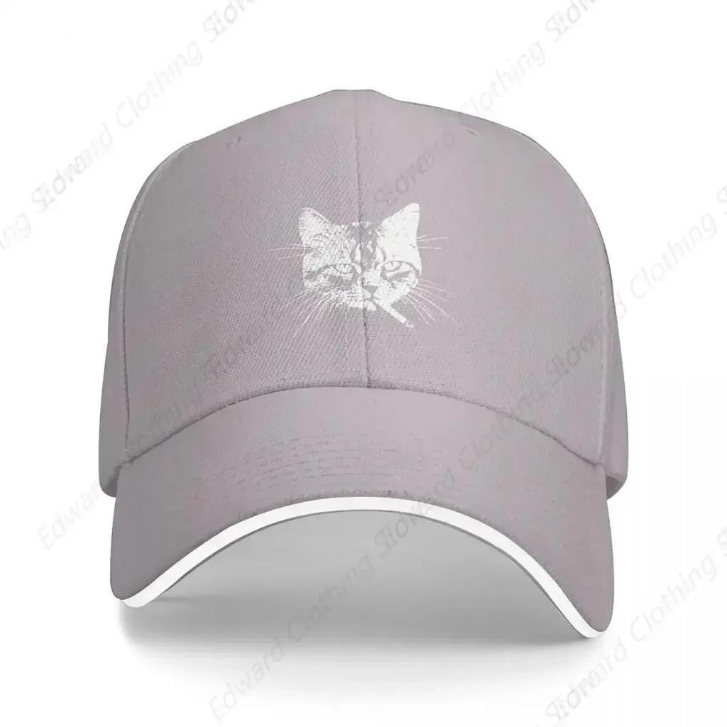 Tabby Cat Smoking Baseball Cap Golf Hat Hat Man Luxury Women's Beach Visor Men's