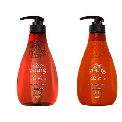 Ziyuan Tea Seed Anti-Dandruff Shampoo & Conditioner 2-Piece Set