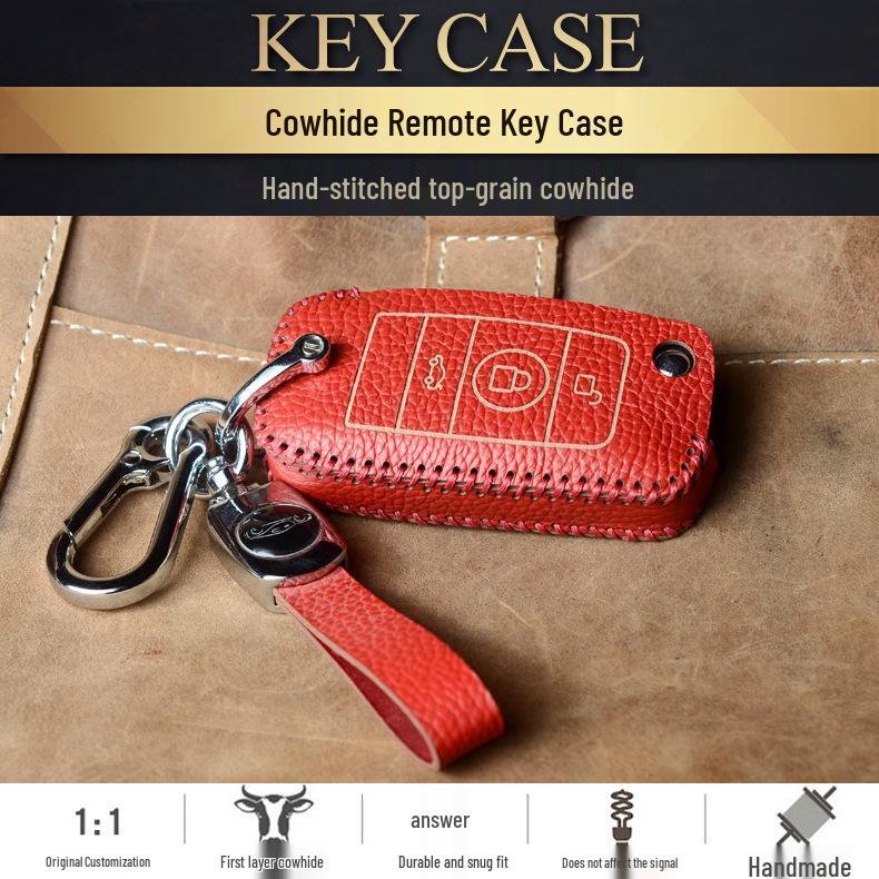 Torba na klucze ze skóry bydlęcej w stylu Rolls-Royce do modyfikacji pilota