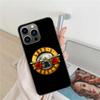 Guns N Roses Phone Case For Apple Iphone 16 15+ 17 Pro Max 14 Plus 16E Air 13 12 Mini Clear Cover Silicone Cute Shell Soft