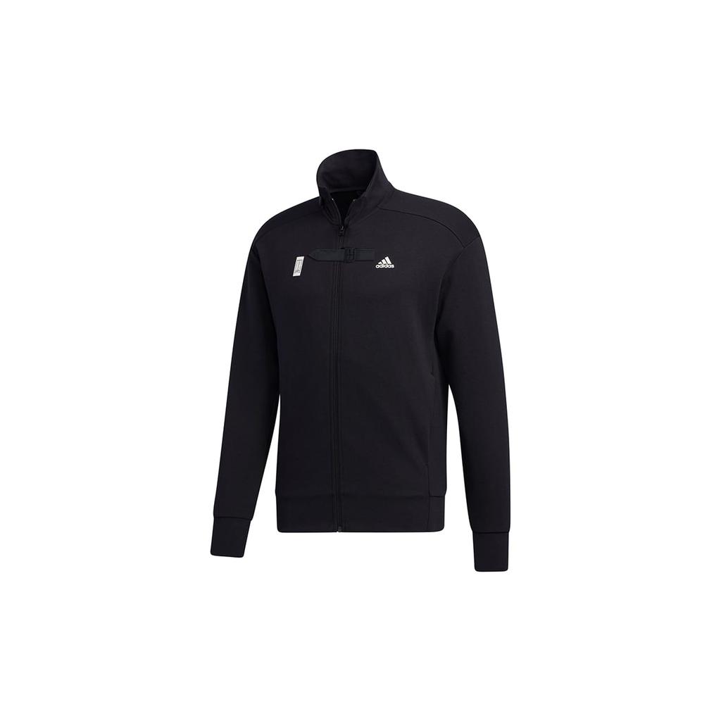 adidas Jackets Men's Black Stand Collar Moderate Other GM4455
