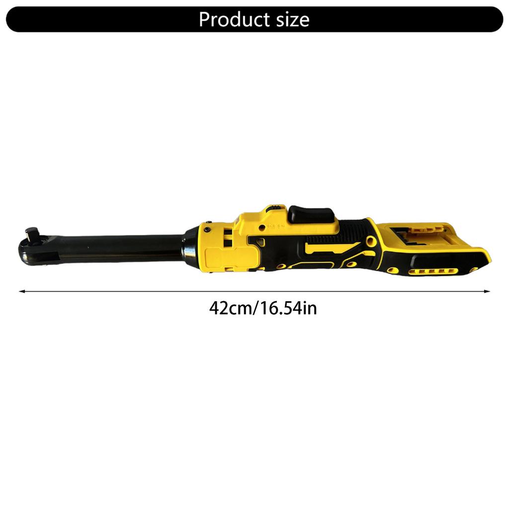 3/8inch Cordless Ratchet Wrench 6inch Extended Neck Wrench 40Ft Lbs Torque 400RPM Electric Driver