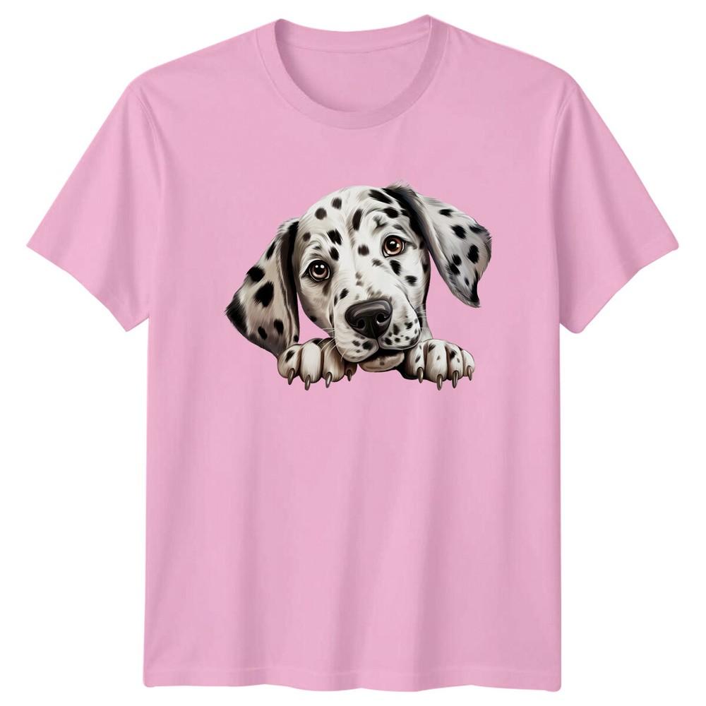 Cute Dalmatian Puppy Dog Breed Lover TShirt Graphic Novelty