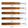 New 5pcs Carving Chisel Set Carving Chisel Manganese Steel Carpenter Wood Carving Gouge Chisels Tool Professional Wood Carving Chisel Hand Tool