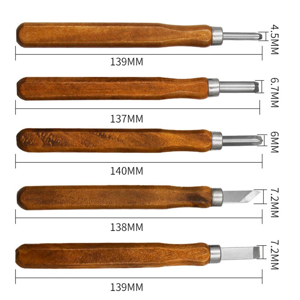 New 5pcs Carving Chisel Set Carving Chisel Manganese Steel Carpenter Wood Carving Gouge Chisels Tool Professional Wood Carving Chisel Hand Tool
