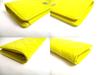 Authentic CHANEL Yellow Lamb Leather Flap Long Wallet Purse #a368   Refurbished