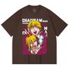 230 Gsm 100% Cotton Chainsaw Man V39 Denji Power Print Unisex Heavy Cotton T Shirt
