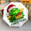 1 Stück Grinch-Schirm Tragbare 8-Rippen-Struktur geeignet für alle Jahreszeiten, Zuhause, Reisen, Outdoor-Schirm