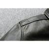 Chinese Size Classic Military A2 Air Force Leather Flight Jackets Vintage Stonewashed Old Cow Leather Jacket Men Soft Cowhide Mens Coat