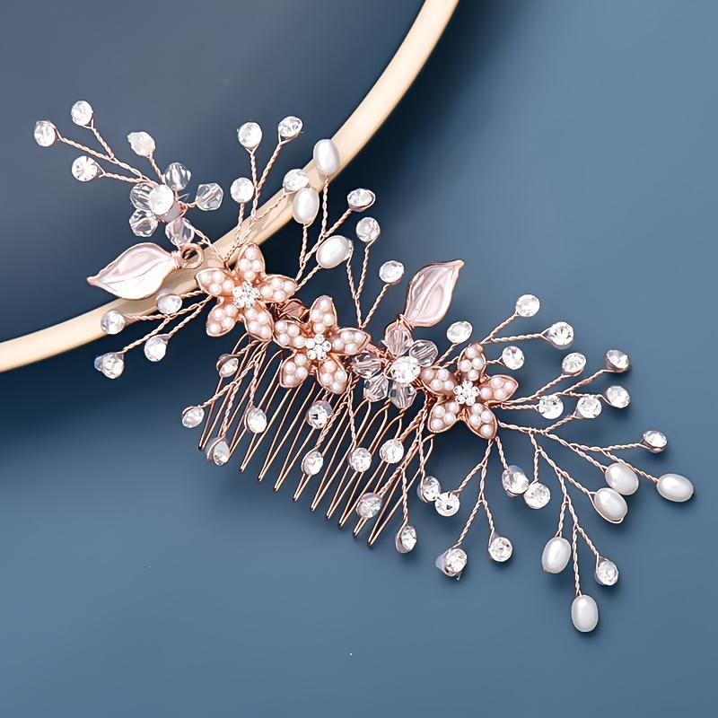 

Модный золотой жемчуг свадебный гребень для волос тиара свадебный головной убор свадебные аксессуары для волос для невесты украшения для волос женские украшения для волос