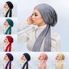 Soft Stretch Lace Women Hijabs Headscarf Lady Bandana Caps Fashion Muslim Turban Hats