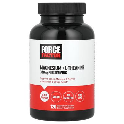 Magnésium + L-Théanine, 120 Gélules Végétales