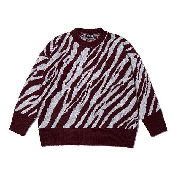 Pollution Zebra Women S Knit Wn Wine/Free