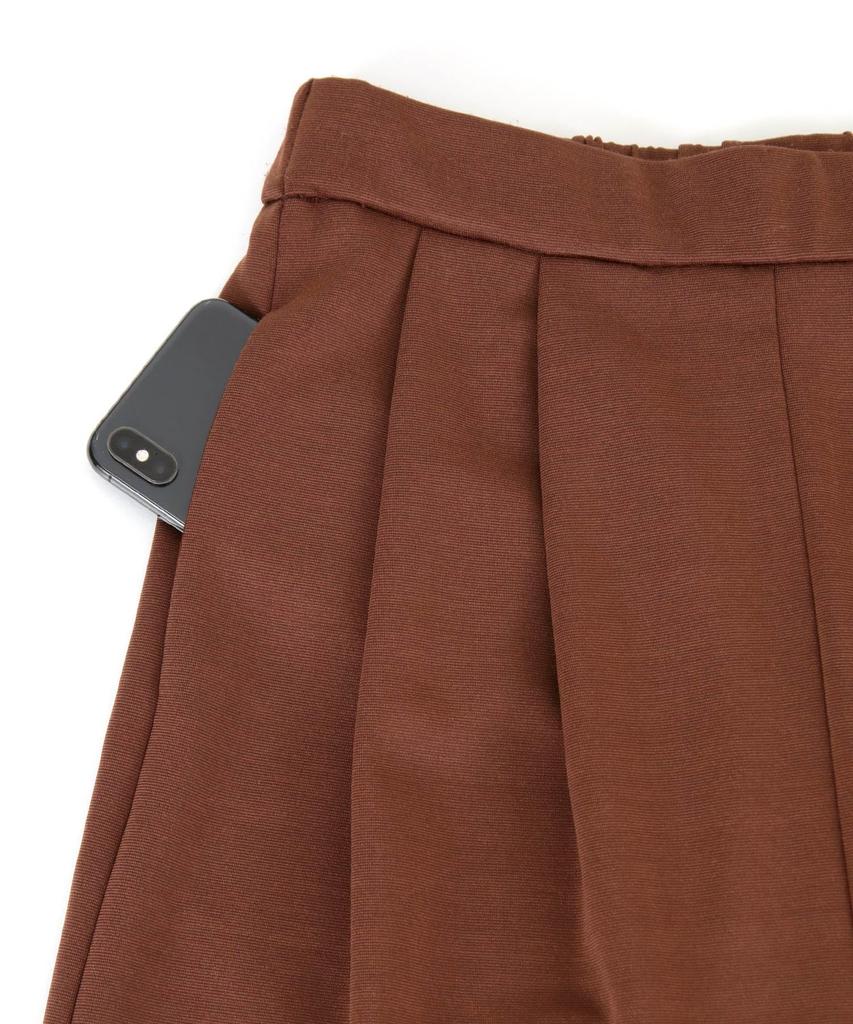 Seedless Pants with Elastic DBXM0451 Women's Maxi-Length Wide-Leg Back, Black,