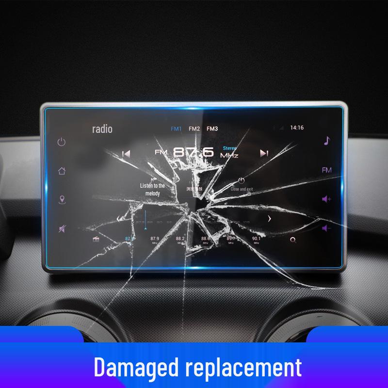 BAIC EC5 Navigation Screen Protector: Fits 25 Models, Tempered Film for EU5Plus Central Control