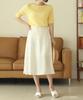 Ppaeppae Back Elastic Flower Long Skirt