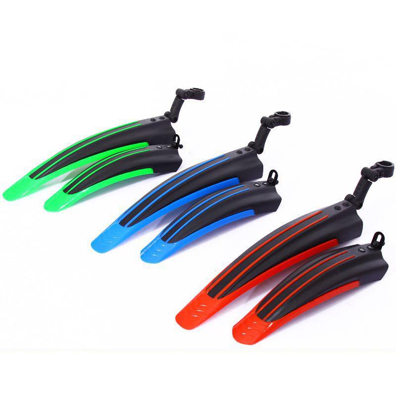 2 Pcs Bicycle Cycling Front and Rear Mud Mountain Bike Tire Fenders Guards Mud Set