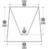 Lamp Holder Replacement Lamp 30cm Shantung Shade, Type, Shade, Diameter, Fabric, White, H-30253