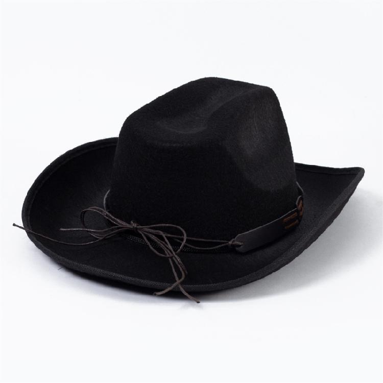 Cowboy Hat Wide Brim Hat for Disco House Cocktail Parties Cowgirl Theme