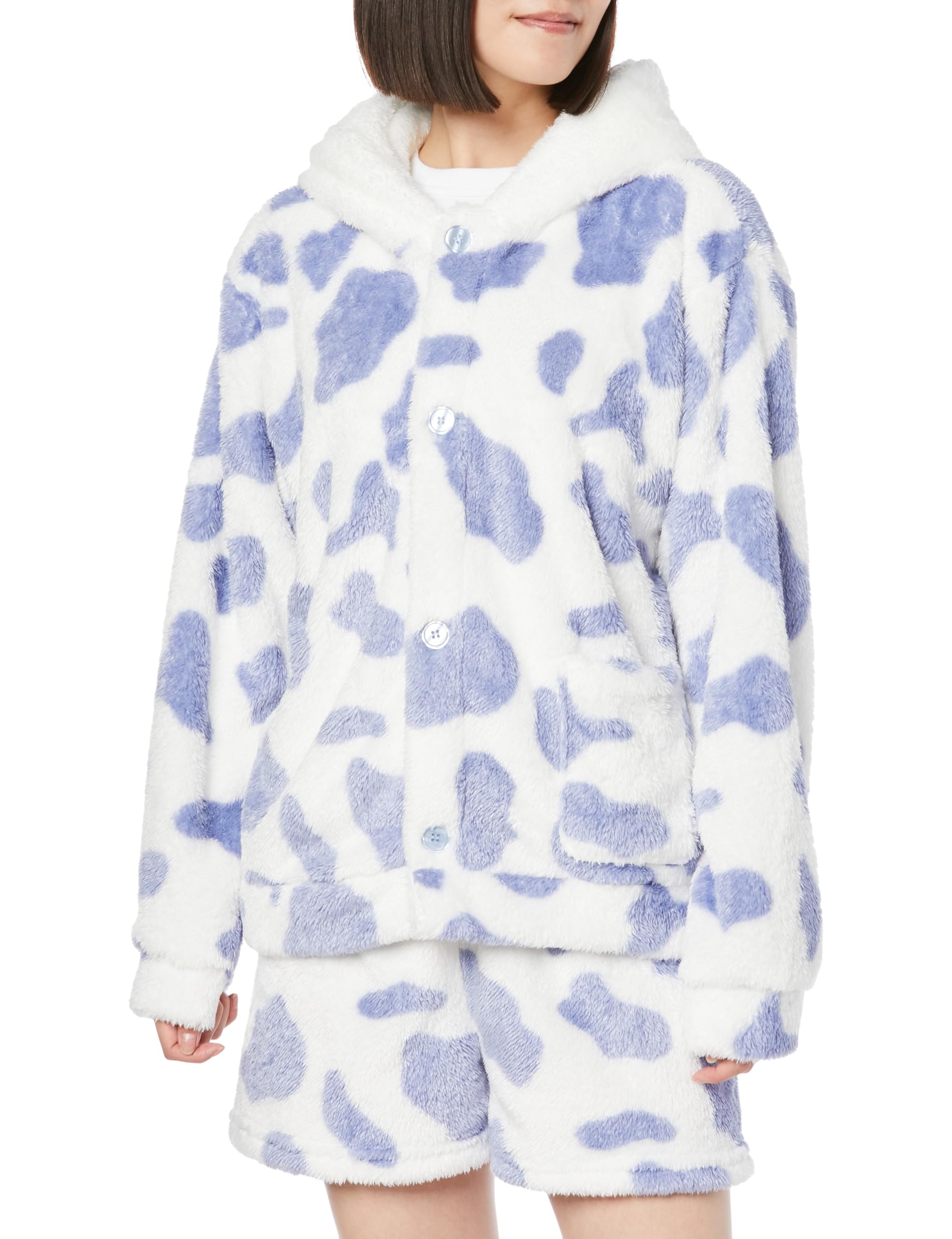 

Cinnamoroll Animal Pattern Boa Loungewear Top and Bottom Set Saxophone [Character] Women s