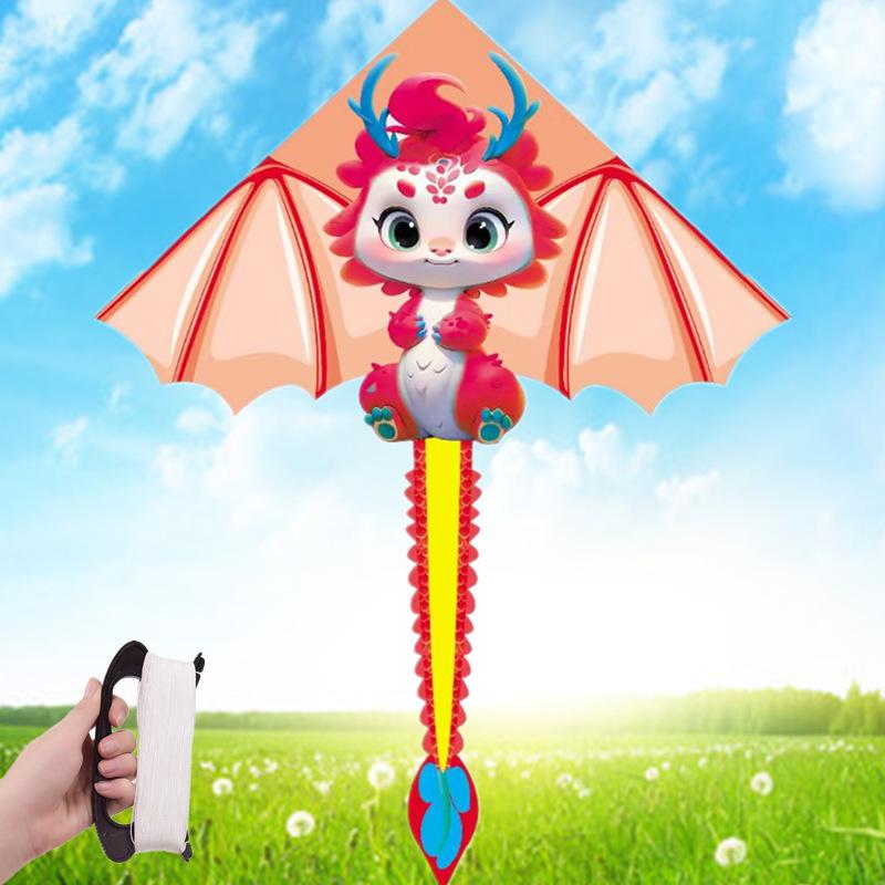 Weifang Snake Treasure Cartoon Kite - Easy-to-Fly for Adults & Kids