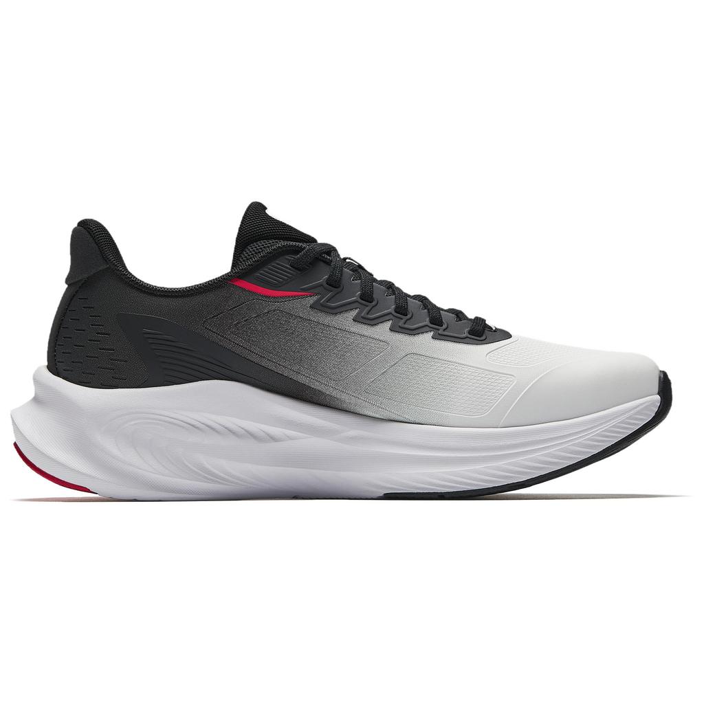 Anta Running Series Comfortable Shock Absorbing Durable Low Top Casual Running Shoes Men Sneaker White Black 912535511-5