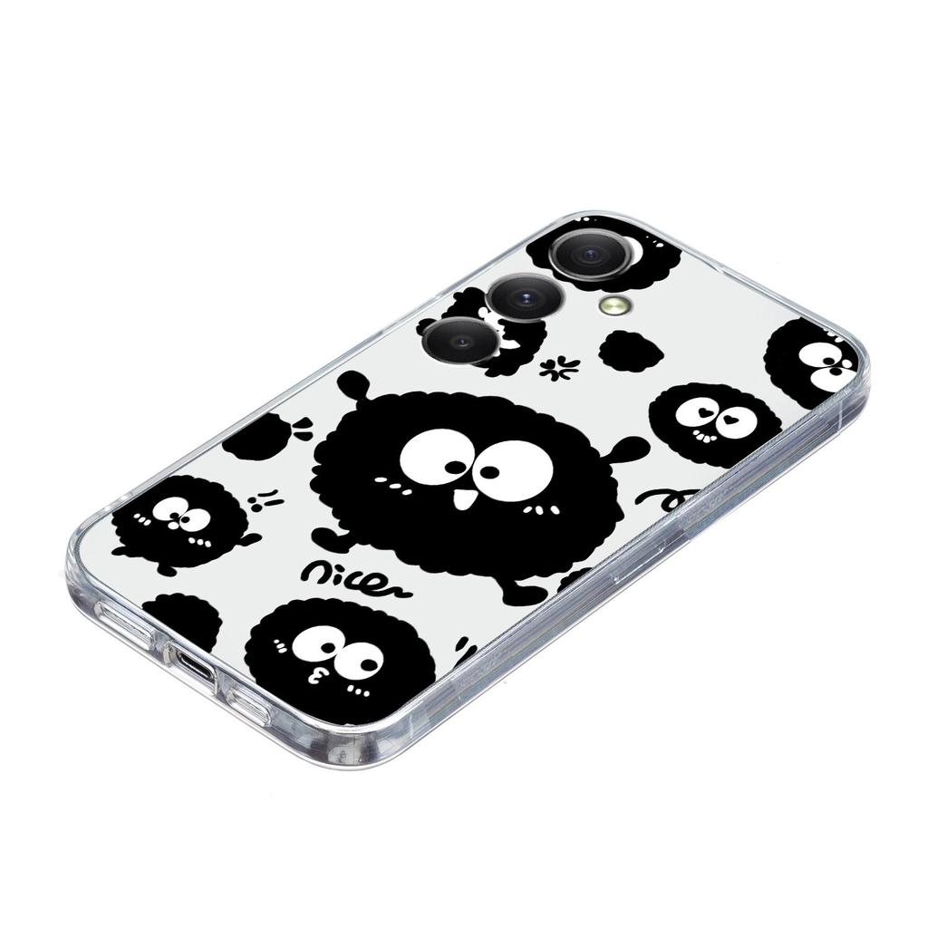 For Samsung Galaxy S24 FE Case Soft TPU Pattern Printing Slim Phone Cover