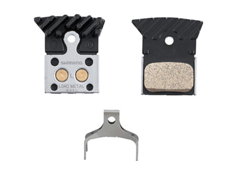 SHIMANO Disc Brake Pad L04C Metal with Fin IBPL04CMFA