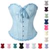 Women's Corset Top with Lace-Up Front Bustier Shapewear for Daily Wear